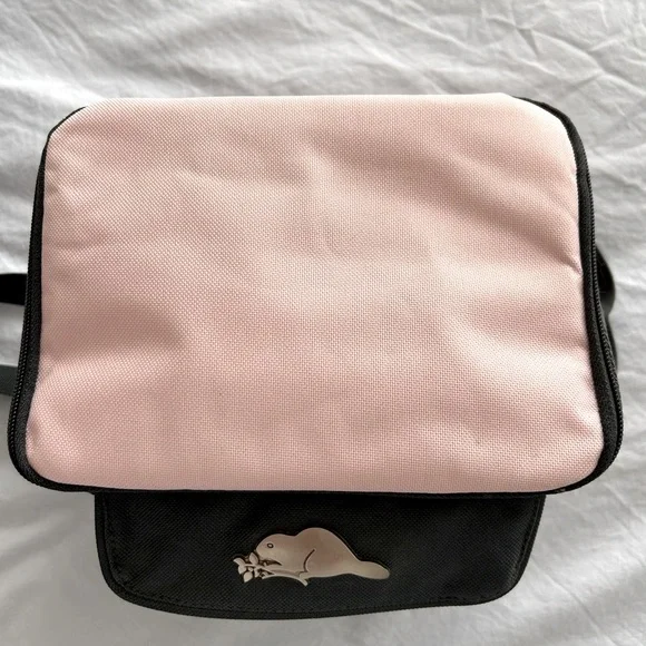 Roots 73 Pink and Gray insulated lunch Bag - Picture 8 of 10